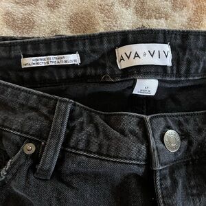 Ava & Viv high waisted black jeans